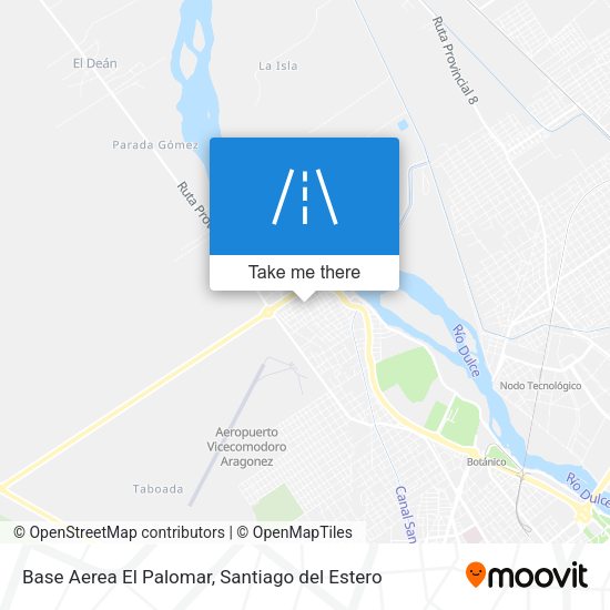 Base Aerea El Palomar map