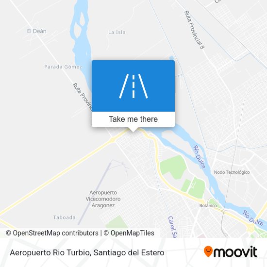 Aeropuerto Rio Turbio map