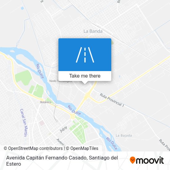 Avenida Capitán Fernando Casado map