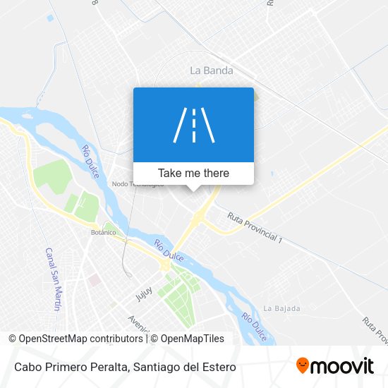 Mapa de Cabo Primero Peralta