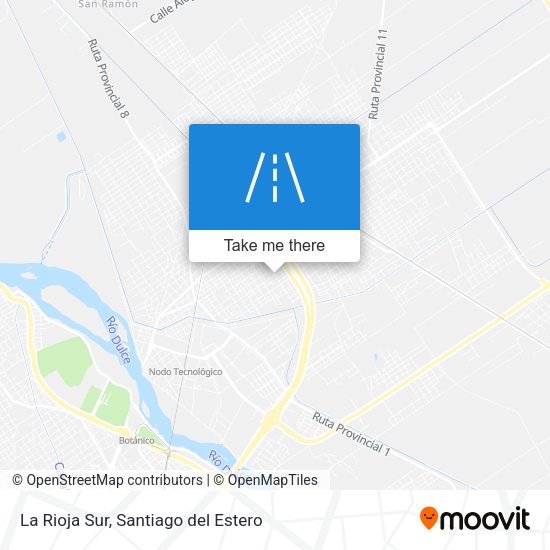 Mapa de La Rioja Sur