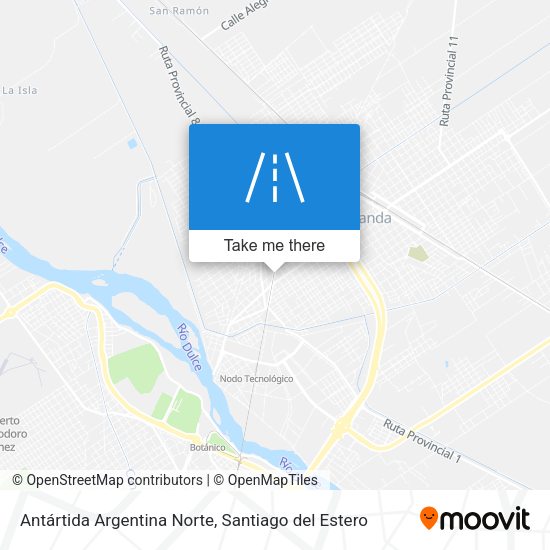 Antártida Argentina Norte map