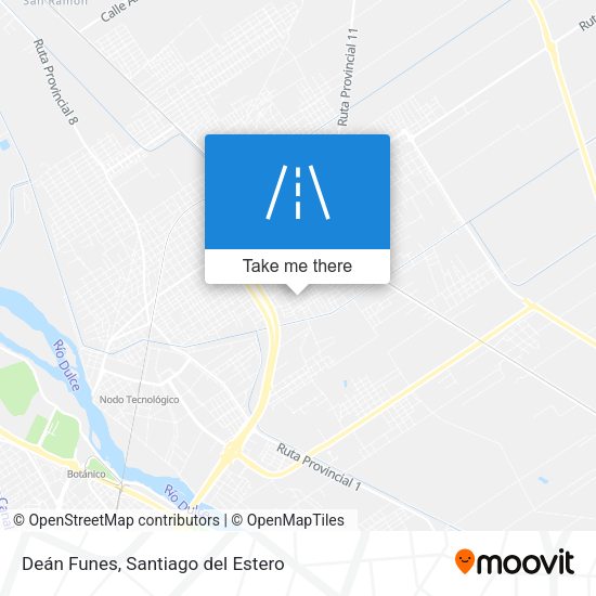 Deán Funes map