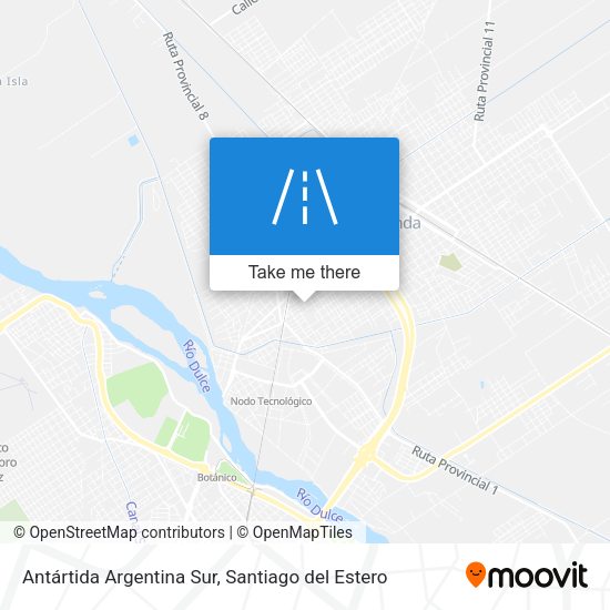 Mapa de Antártida Argentina Sur