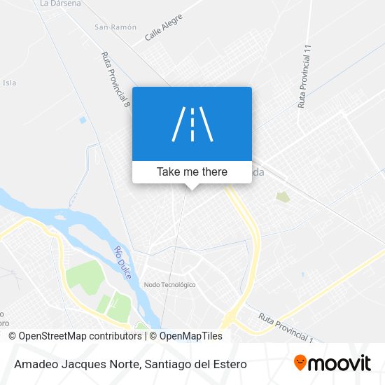 Amadeo Jacques Norte map