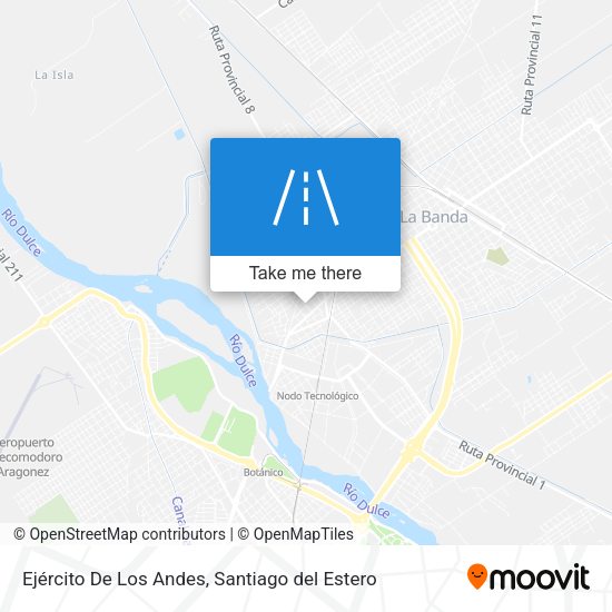 Ejército De Los Andes map