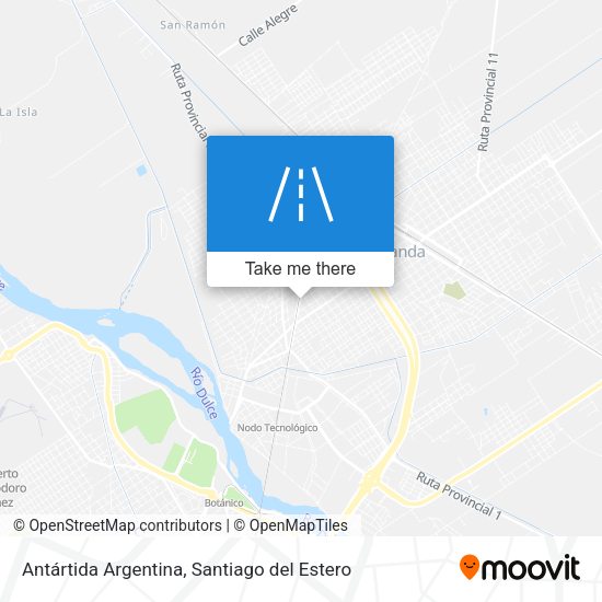 Antártida Argentina map
