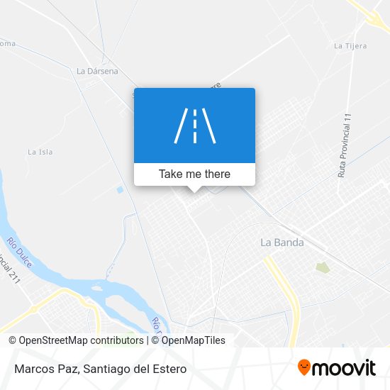 Marcos Paz map