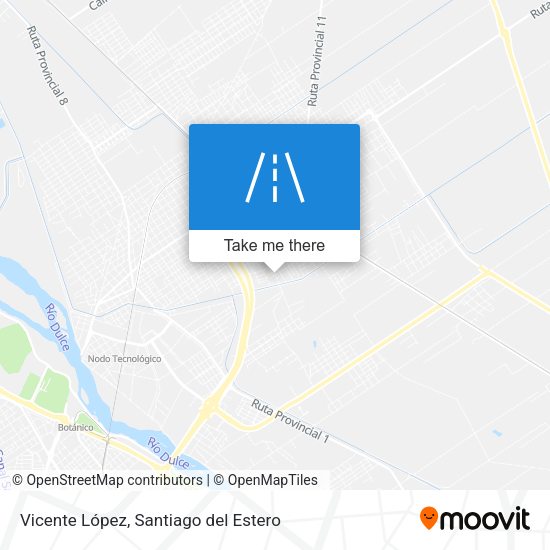 Mapa de Vicente López