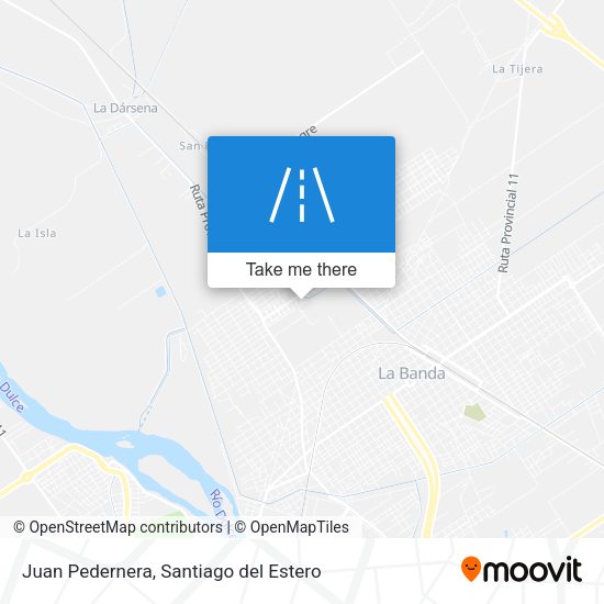 Juan Pedernera map