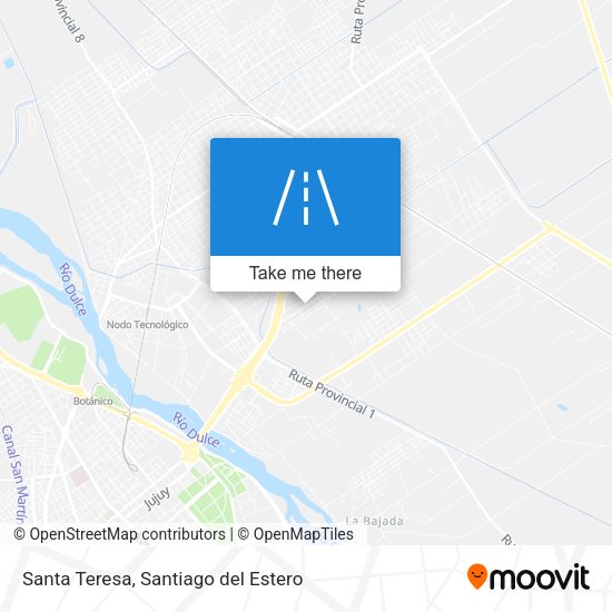 Santa Teresa map