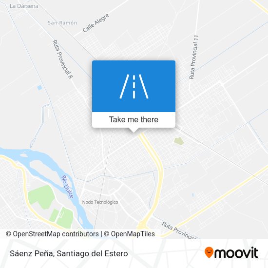 Sáenz Peña map