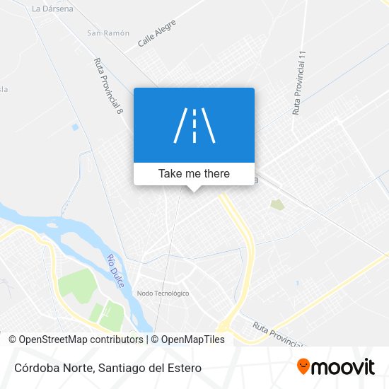Córdoba Norte map
