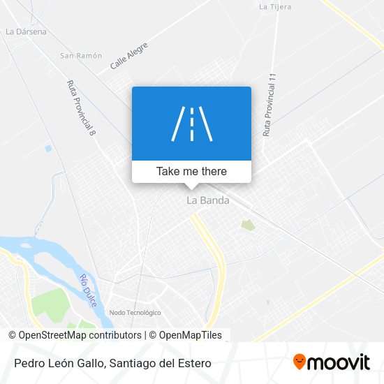 Pedro León Gallo map