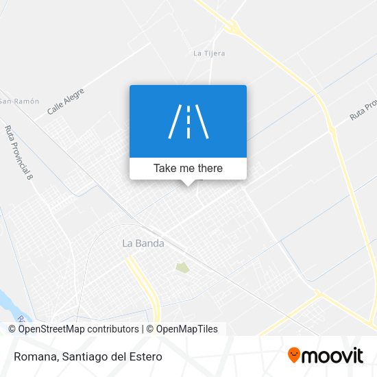 Mapa de Romana