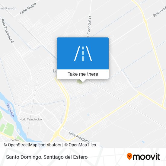 Santo Domingo map