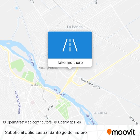 Mapa de Suboficial Julio Lastra