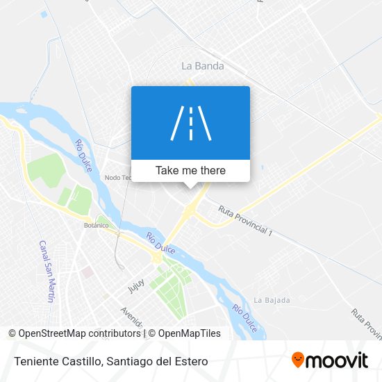 Mapa de Teniente Castillo