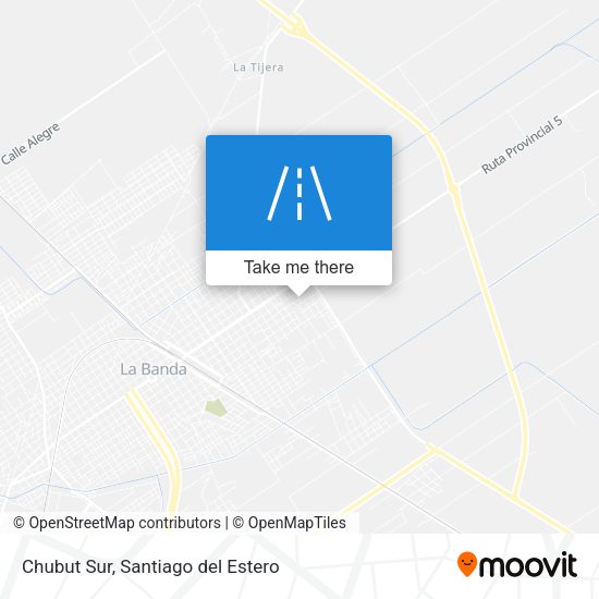 Chubut Sur map