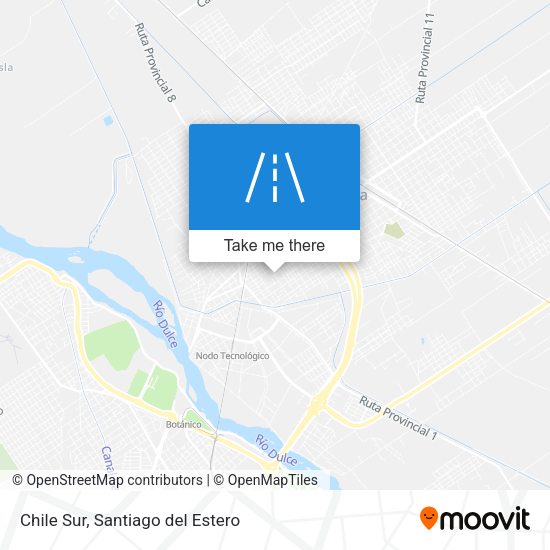 Chile Sur map