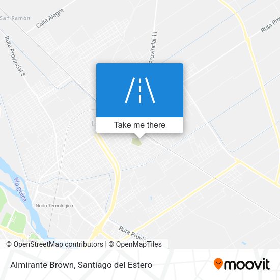 Almirante Brown map