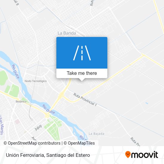 Unión Ferroviaria map