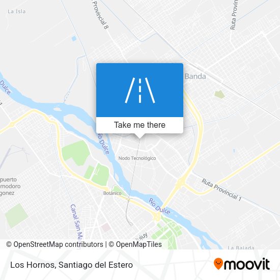 Mapa de Los Hornos