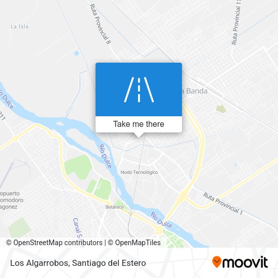 Mapa de Los Algarrobos