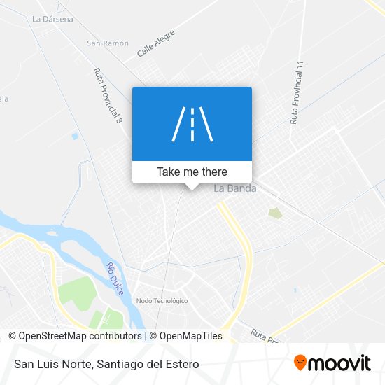 San Luis Norte map