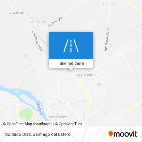 Soldado Díaz map