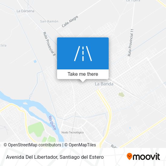 Avenida Del Libertador map