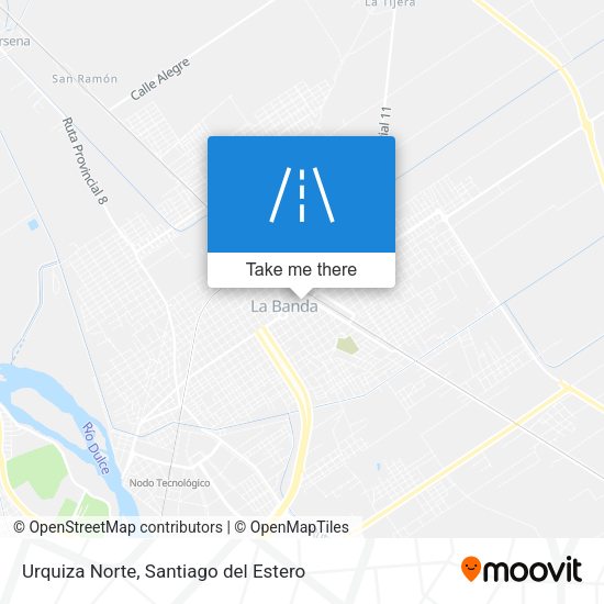 Urquiza Norte map