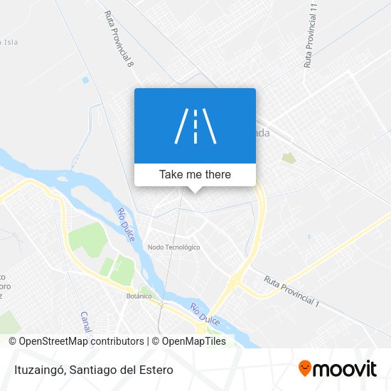 Ituzaingó map