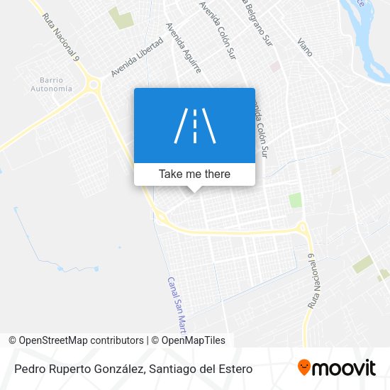 Pedro Ruperto González map