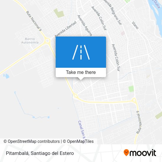 Pitambalá map