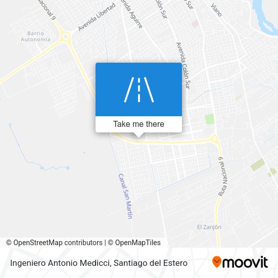 Ingeniero Antonio Medicci map