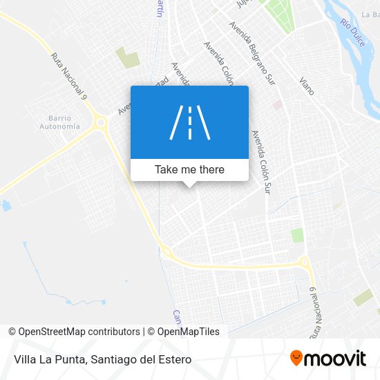 Mapa de Villa La Punta