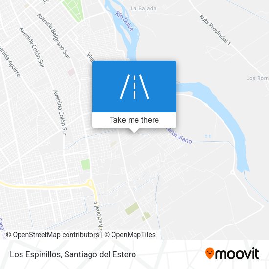 Mapa de Los Espinillos