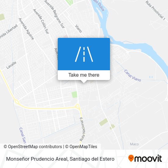 Monseñor Prudencio Areal map