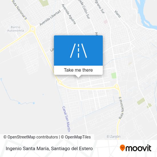Mapa de Ingenio Santa María