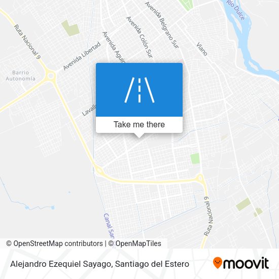 Alejandro Ezequiel Sayago map