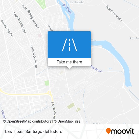 Mapa de Las Tipas