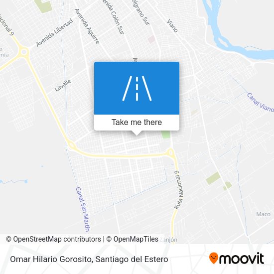 Mapa de Omar Hilario Gorosito