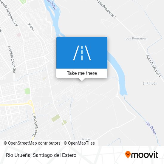 Rio Urueña map
