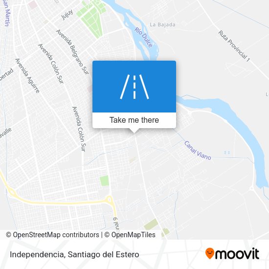 Independencia map