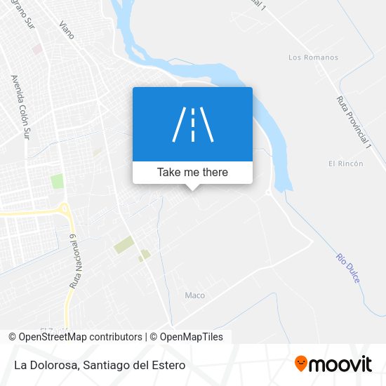 La Dolorosa map