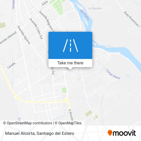 Mapa de Manuel Alcorta