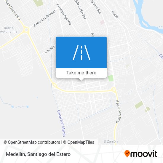 Medellín map
