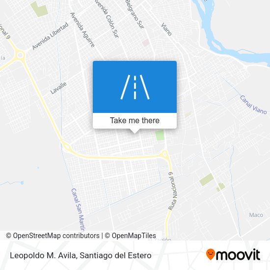 Leopoldo M. Avila map