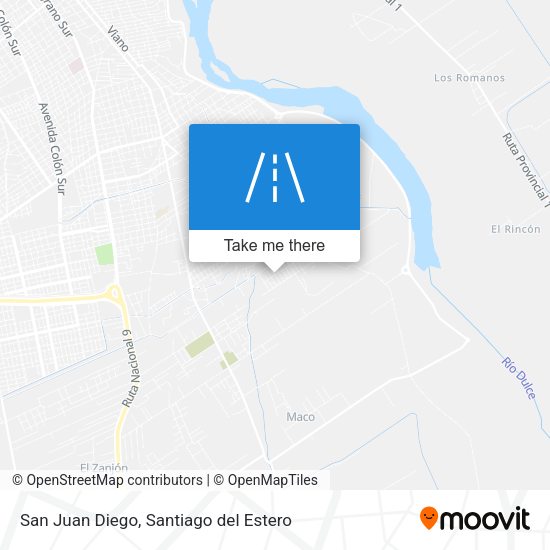 San Juan Diego map